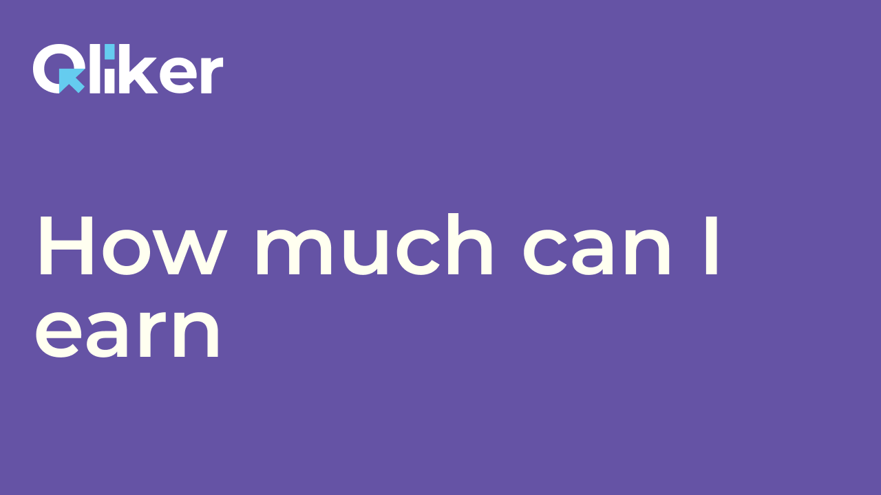 How much can I earn Qliker.io Knowledge Base